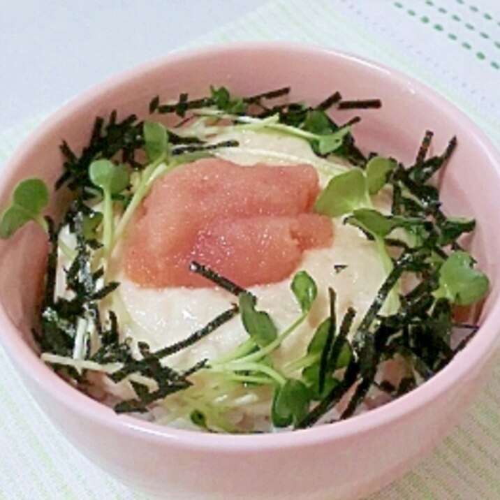 ＊めんたいとろろ丼＊